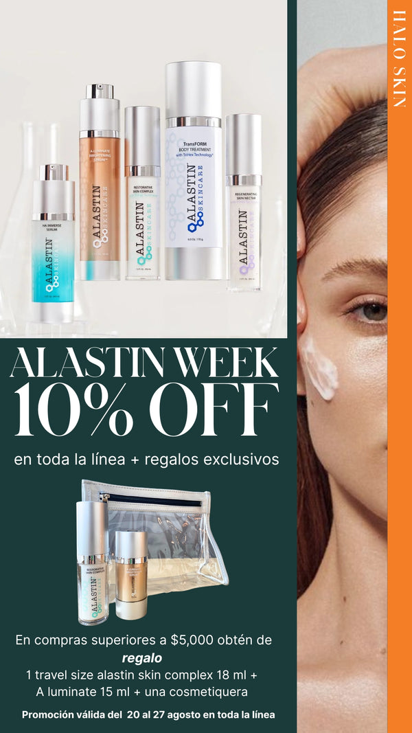 En compras superiores a $5000 en Alastin te obsequiamos (1 travel size skin complex 18 ml  + A luminate 15 ml + cosmetiquera)