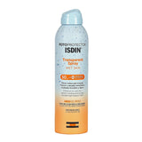 Transparent spray wet skin spf 50